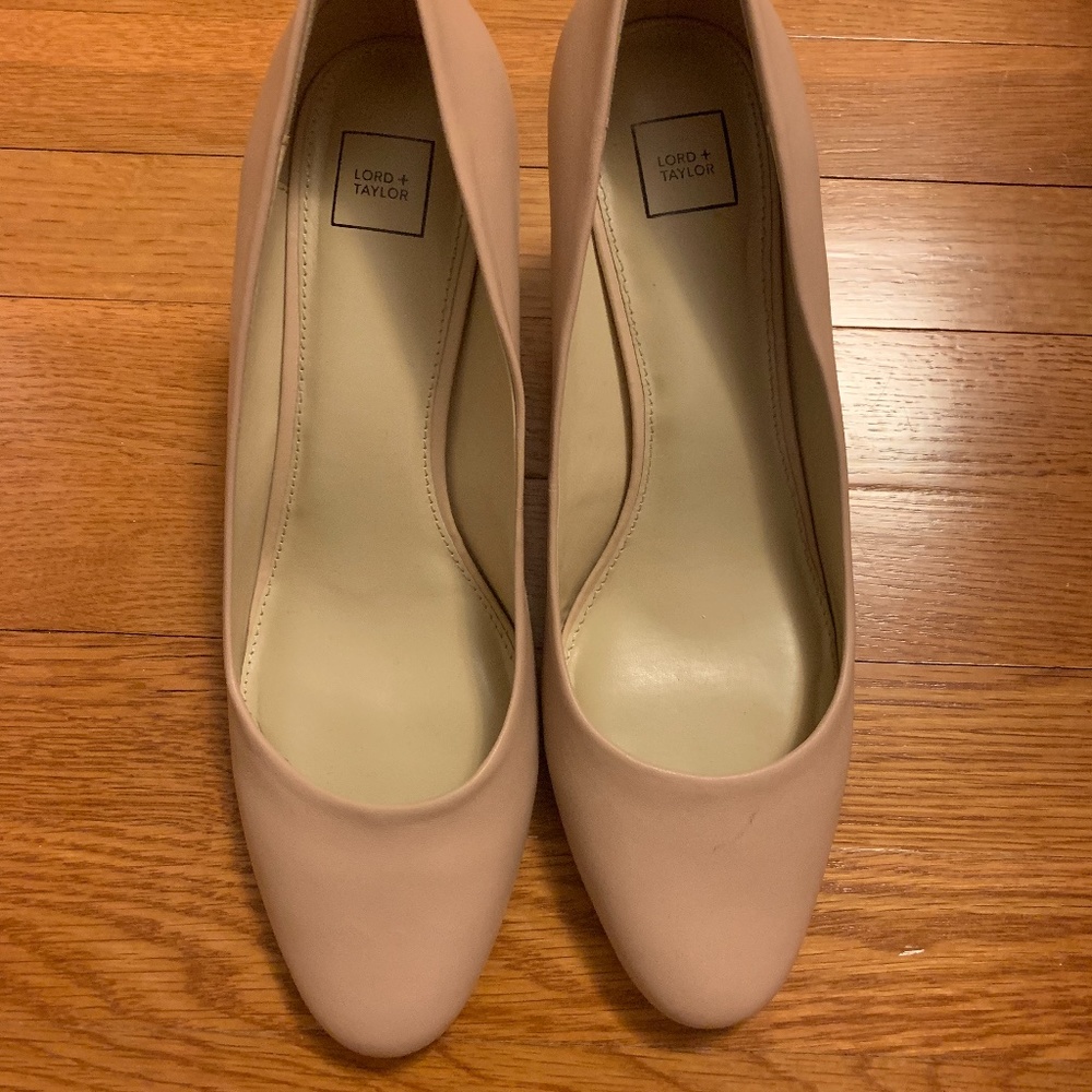 LORD & TAYLOR Pink/Nude Heels